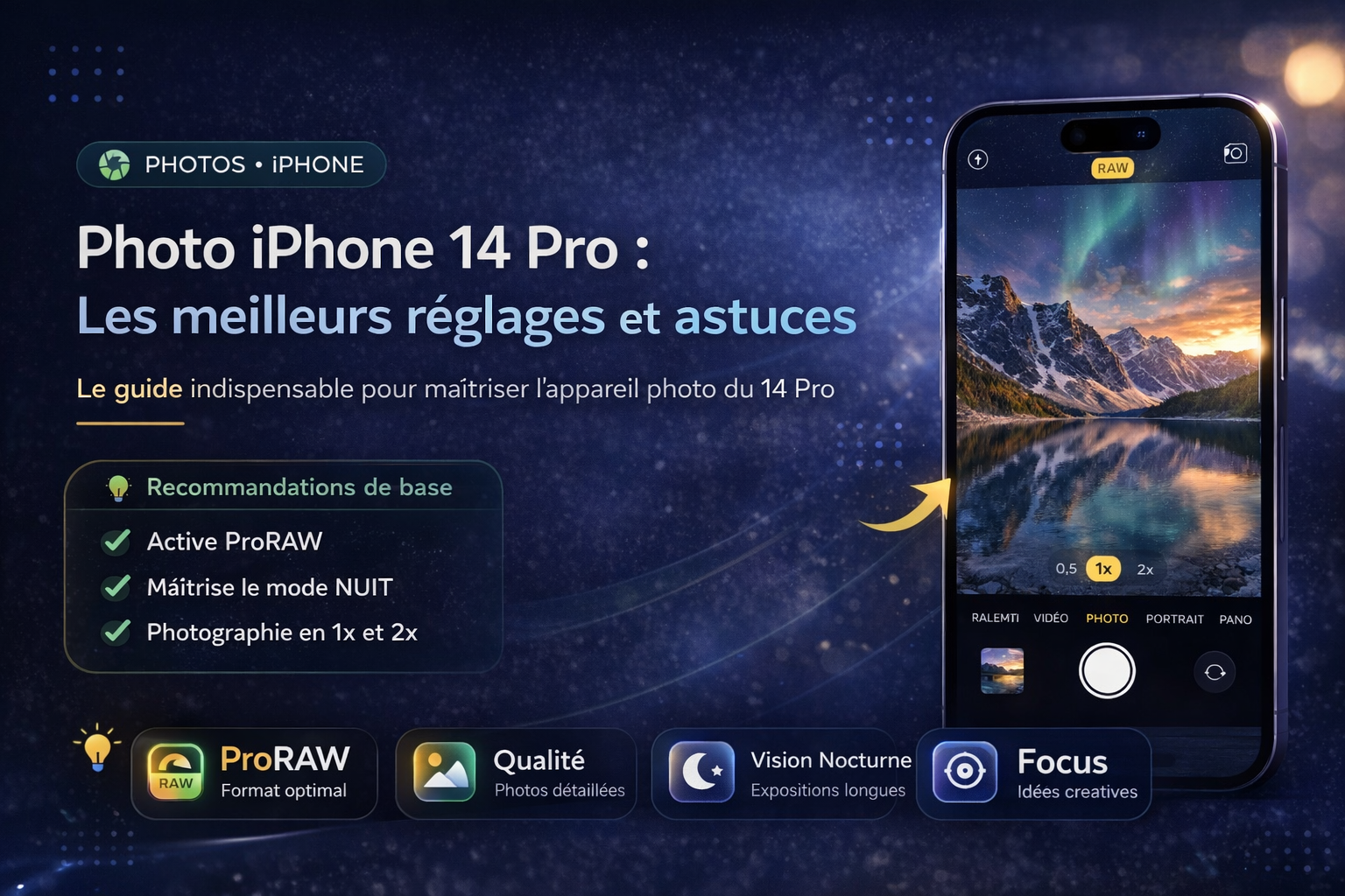 Photo iPhone 14 Pro : Les meilleurs réglages et astuces